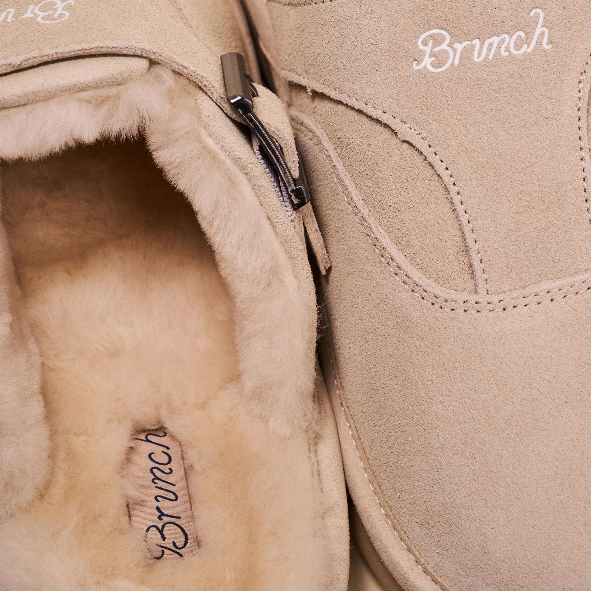 Amour Shearling - Beige - Suede - Image 4