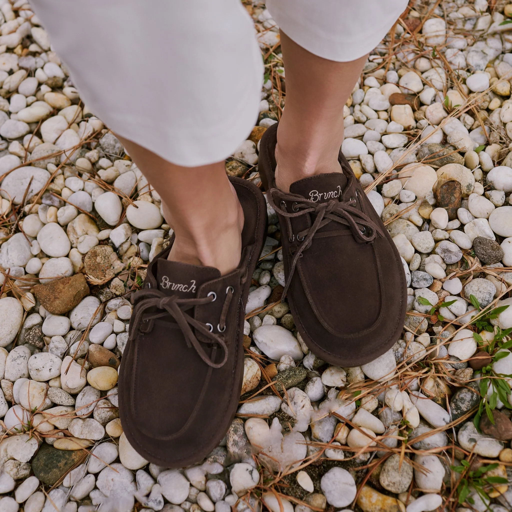 Boat Mule - Dark Brown - Suede - Image 5