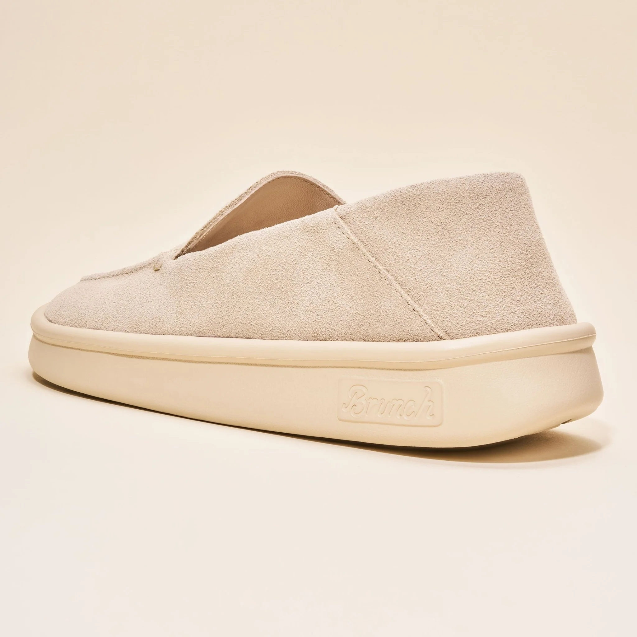 Collapsible Loafer - Beige - Suede - Image 3