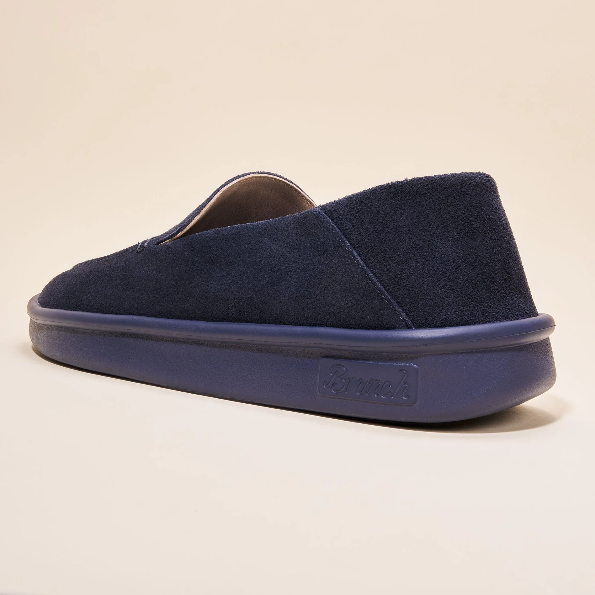 Collapsible Loafer - Navy - Suede - Image 3