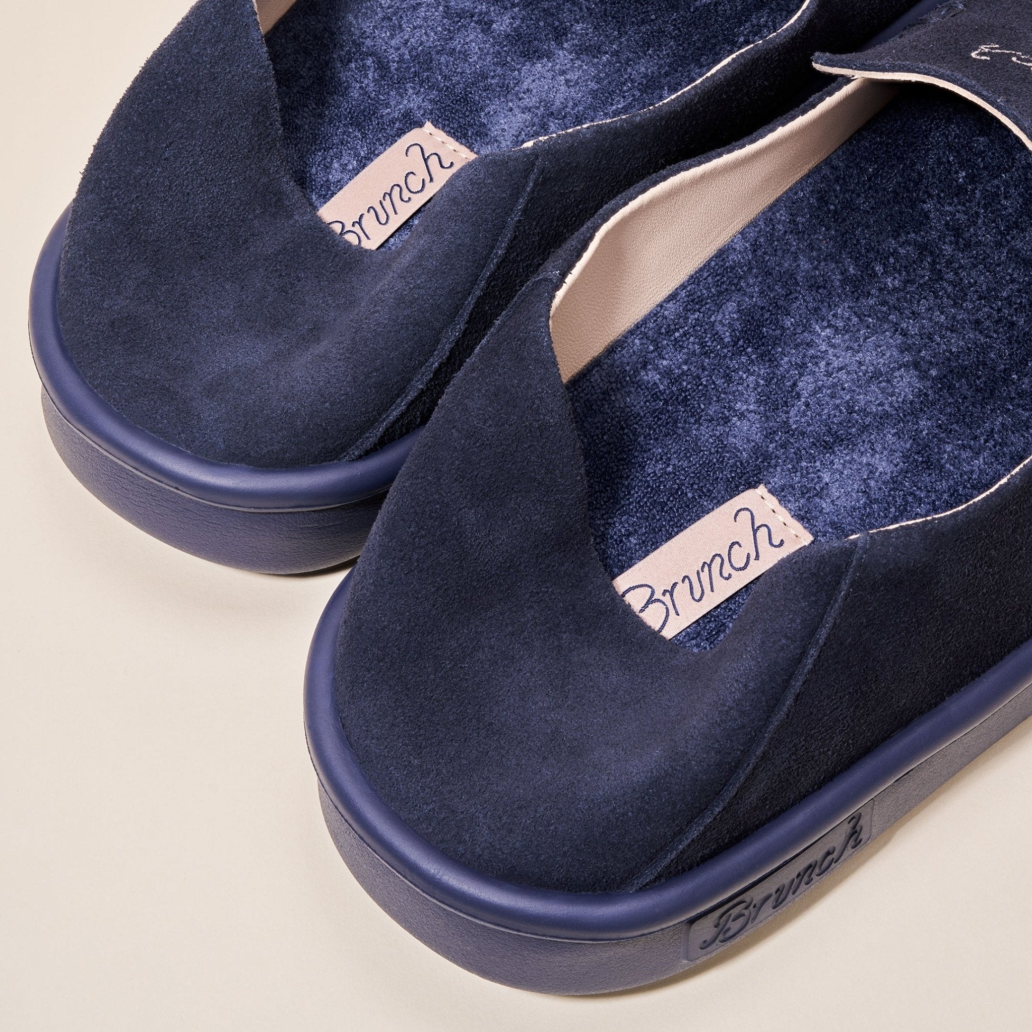 Collapsible Loafer - Navy - Suede - Image 4