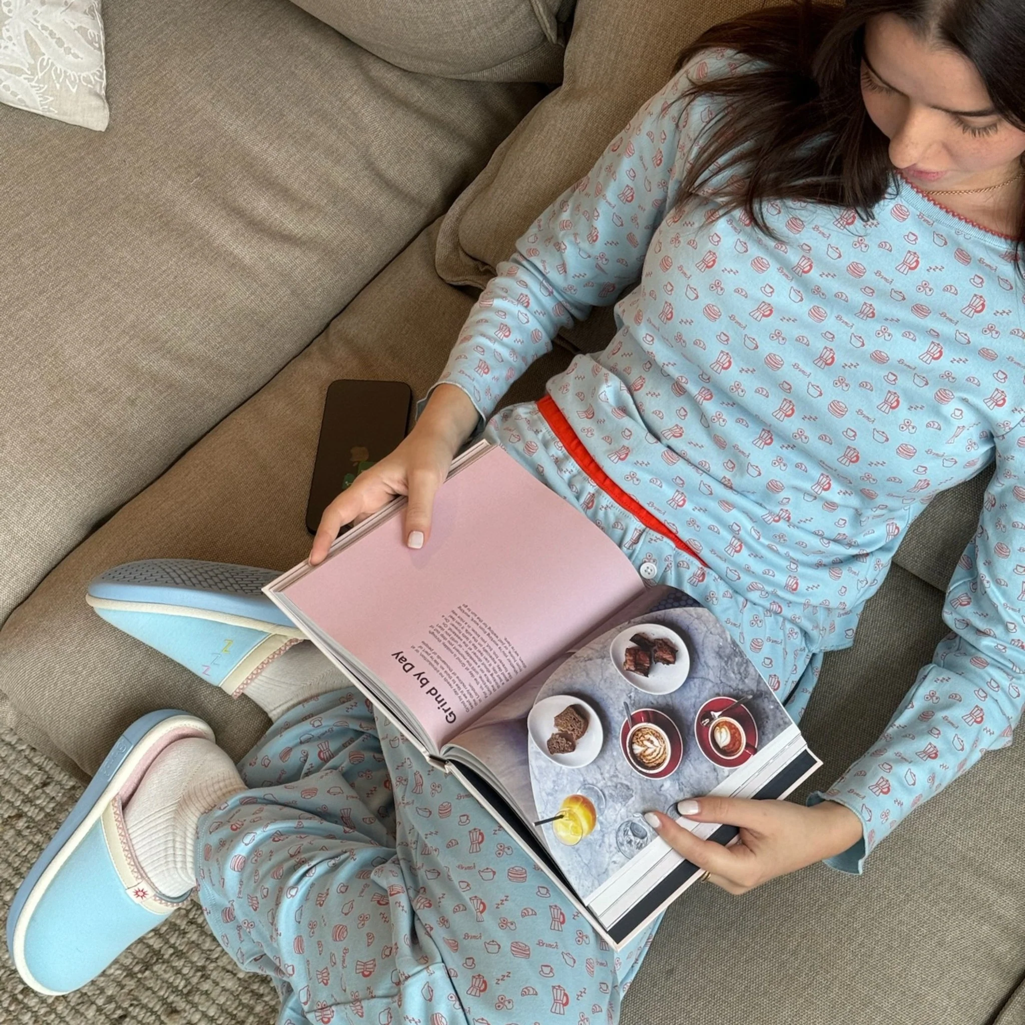 PJ Set - French Blue - Cozyland - Image 4