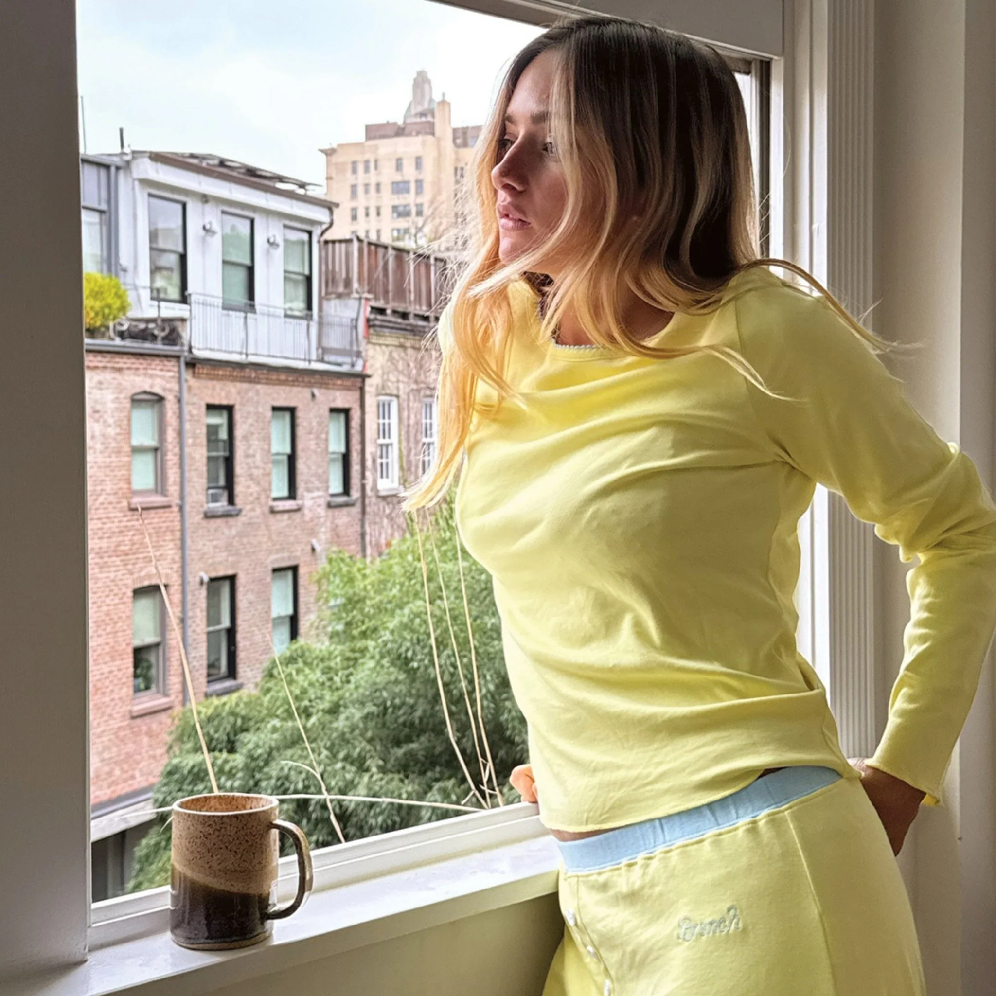 PJ Set - Sunshine Yellow - Cozyland - Image 4