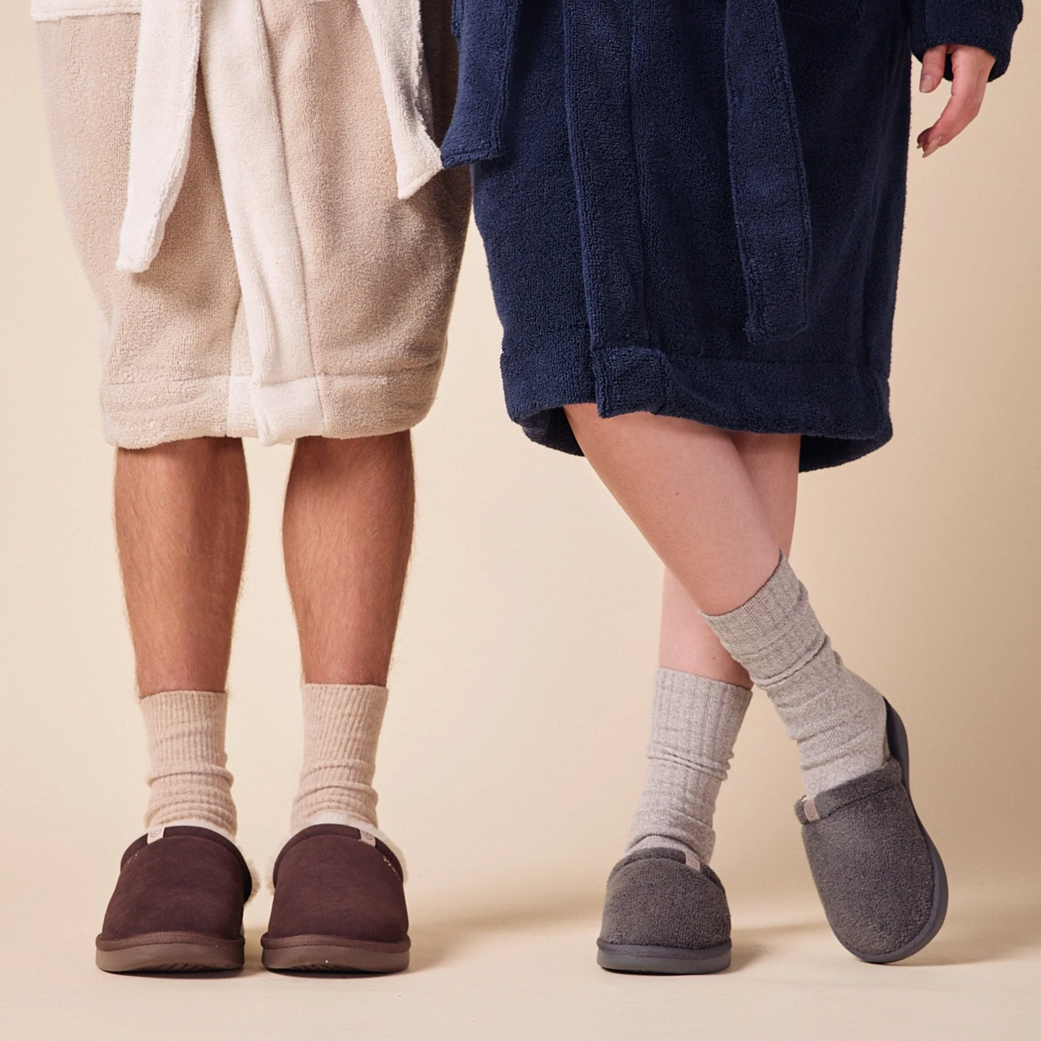 Essential Robe - Navy - Terry - Image 5