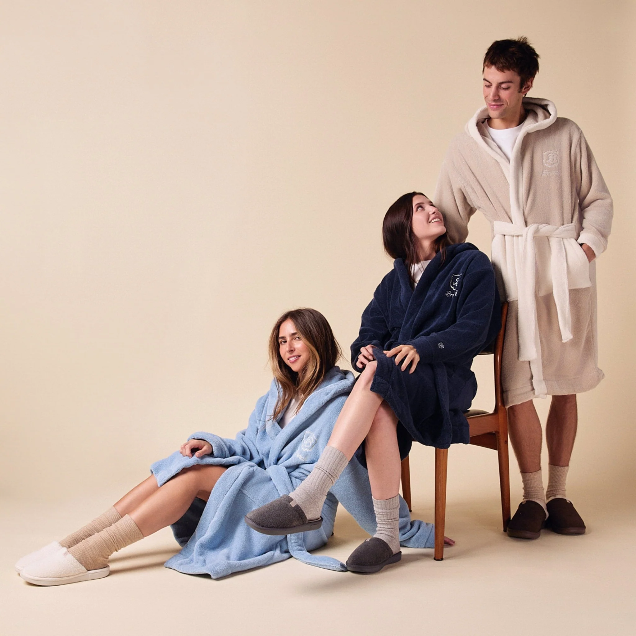 Essential Robe - Powder Blue - Terry - Image 5
