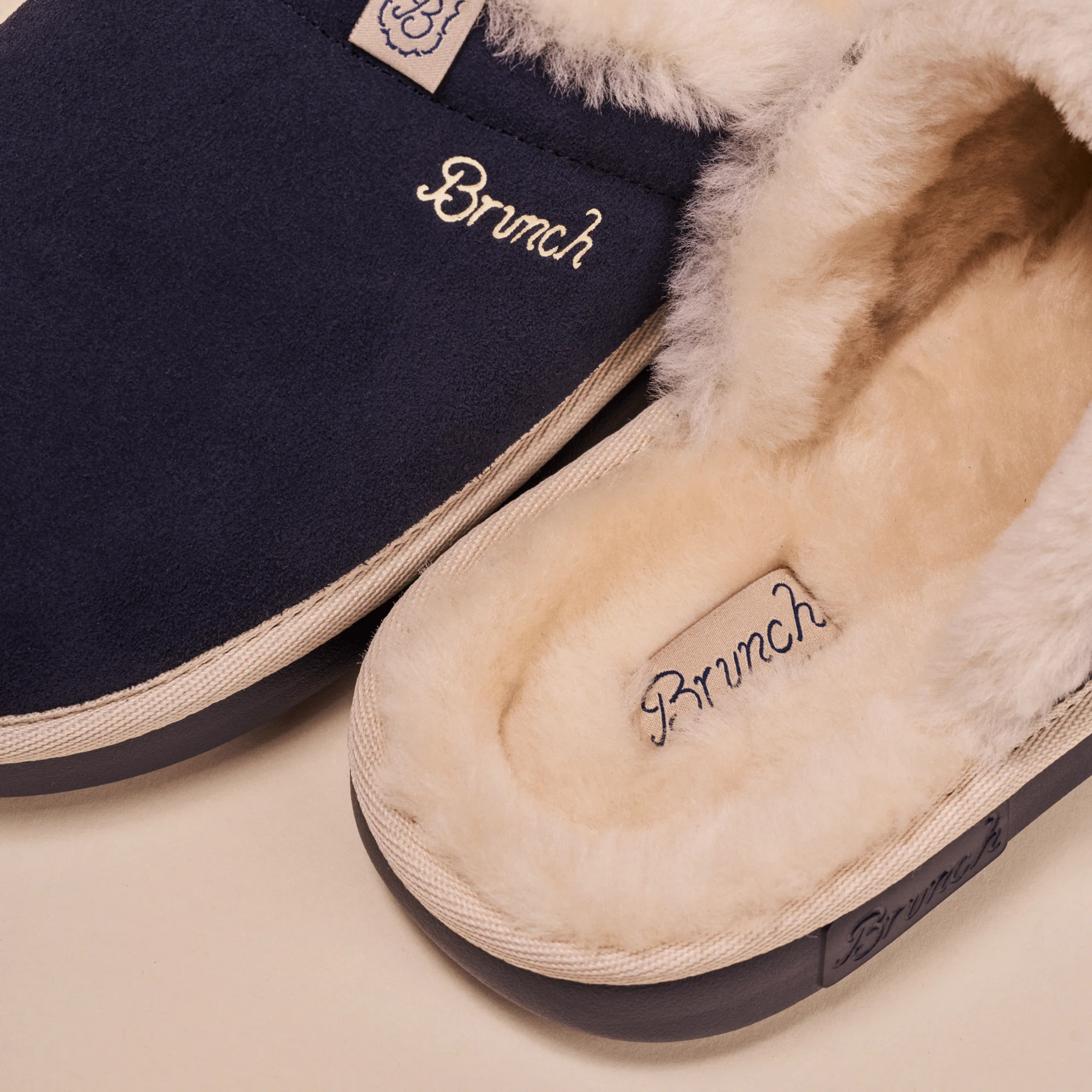 Essential Shearling - Navy - Suede - Image 4