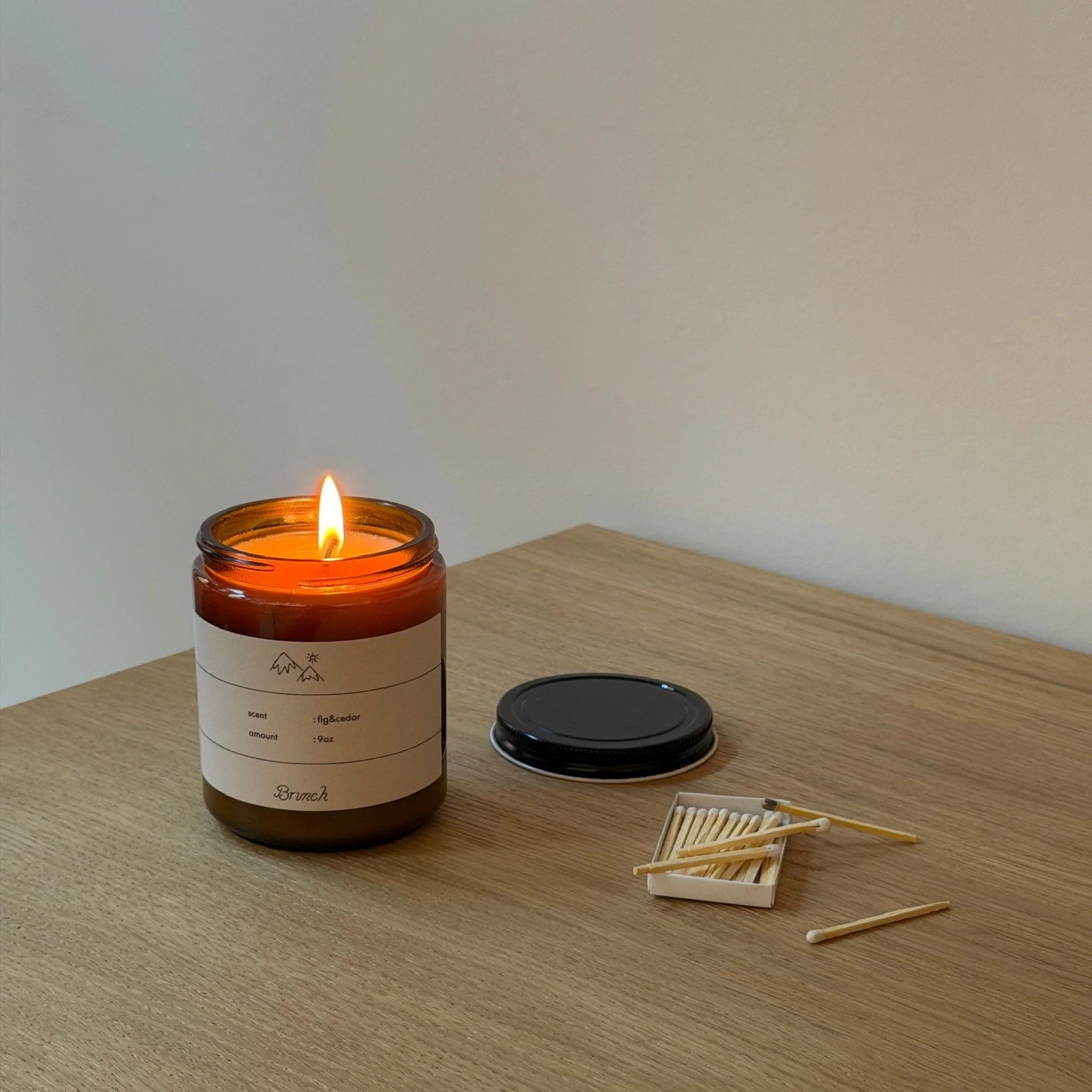 Holiday Candle - Cedar - Wax - Image 3