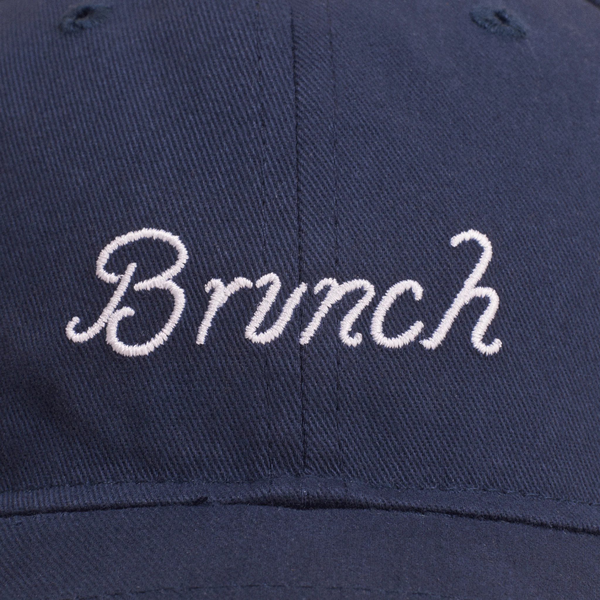 Retro Brunch Cap - Navy - Cotton - Image 4