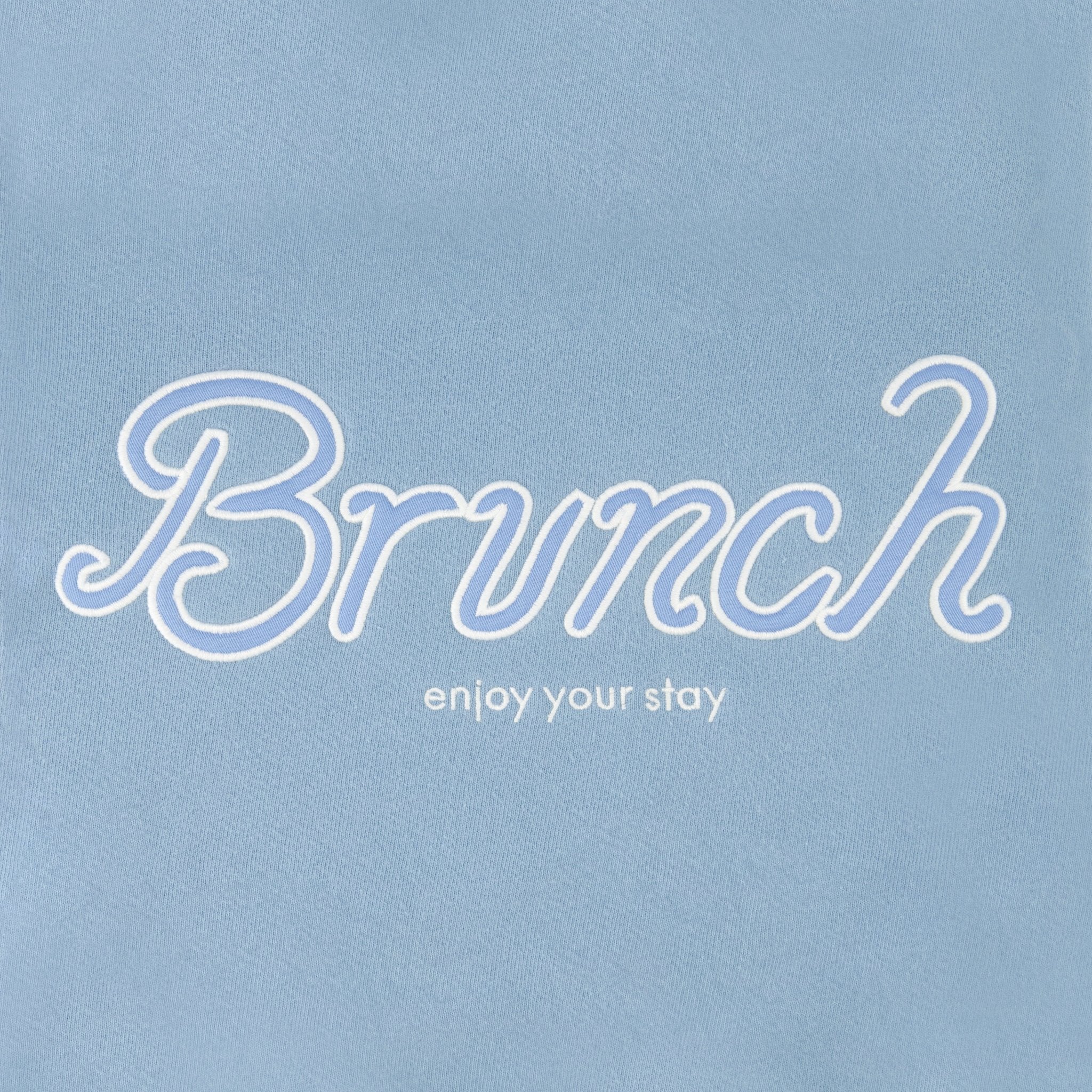 Varsity Crewneck - Powder Blue - French Terry - Image 3